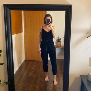 Banana Republic Velvet Jumpsuit